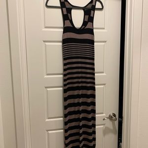 Long BEBE fitted knit dress